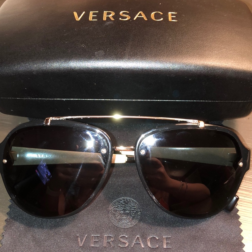 Versace Aviator Sunglasses